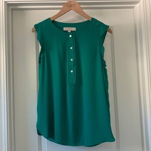 LOFT Sleeveless Blouse-Medium